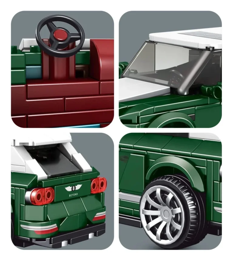 Set Kockica Zeleno Vozilo, 443 Dijela 4