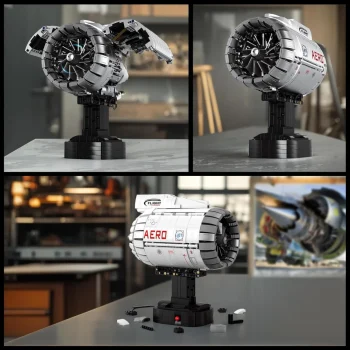 Set Kockica Zrakoplovni Motor 1786 Dijelova 5