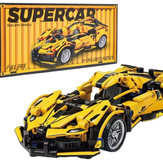 Set Kockica žuti Sportski Automobil, 422 Dijela 1