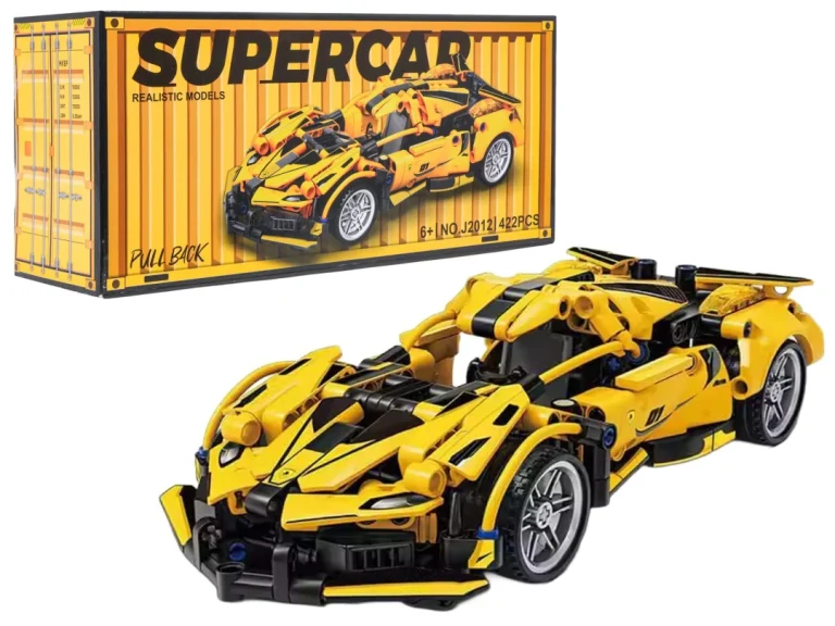 Set Kockica žuti Sportski Automobil, 422 Dijela 1