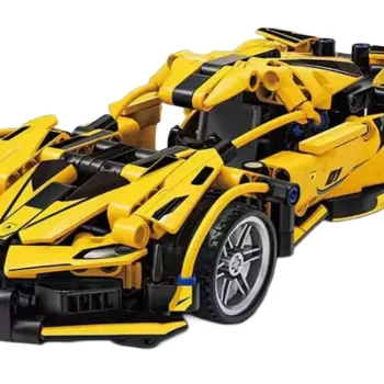 Set Kockica žuti Sportski Automobil, 422 Dijela 2