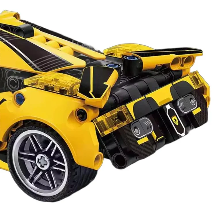 Set Kockica žuti Sportski Automobil, 422 Dijela 3