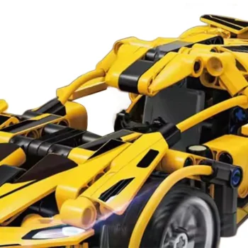 Set Kockica žuti Sportski Automobil, 422 Dijela 4
