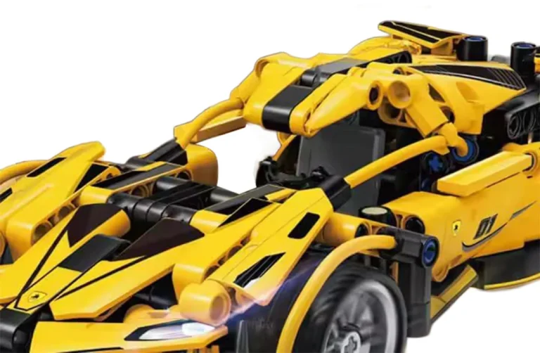 Set Kockica žuti Sportski Automobil, 422 Dijela 4