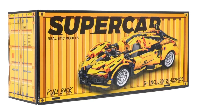 Set Kockica žuti Sportski Automobil, 422 Dijela 6