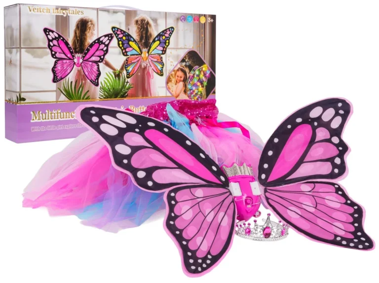 Set Krila Leptira S Duginom Suknjom I Krunom 3+ 1