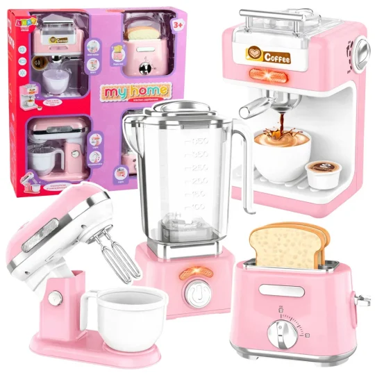 Set Kućanskih Aparata Za Djecu, Kava, Toster, Mikser, Blender 1