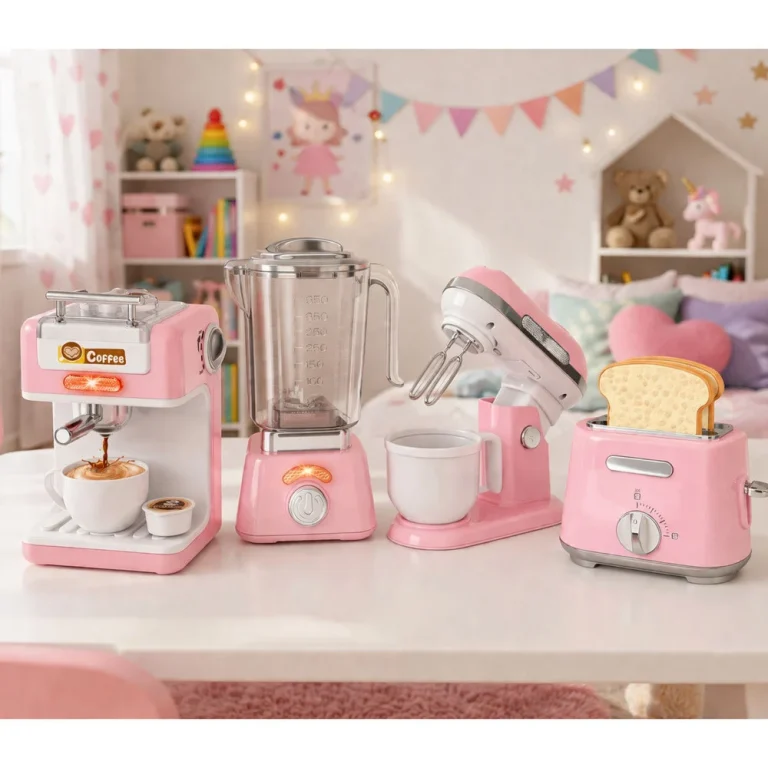 Set Kućanskih Aparata Za Djecu, Kava, Toster, Mikser, Blender 6