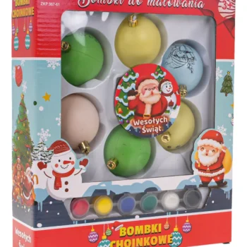 Set Kuglica Za Božićno Drvce Za Oslikavanje Ø 7 Cm 6 Kom 4