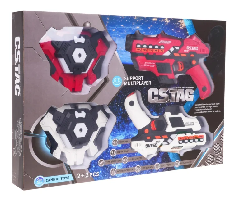 Set Laserskih Pištolja S Metama Za Dim 3+ 11