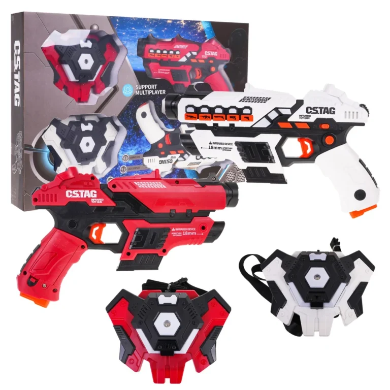 Set Laserskih Pištolja S Metama Za Dim 3+ 2