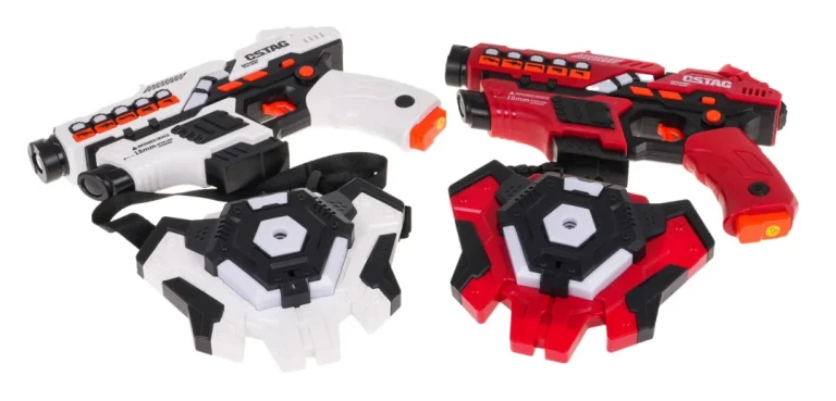 Set Laserskih Pištolja S Metama Za Dim 3+ 3