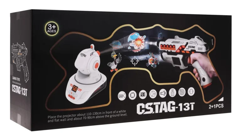 Set Laserskih Pištolja S Projektorom 3+ 7