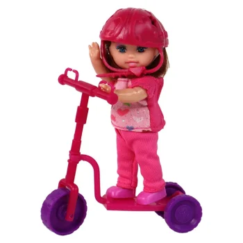 Set Lutaka Lucy S Romobilom, Skateboardom I Kacigama 2