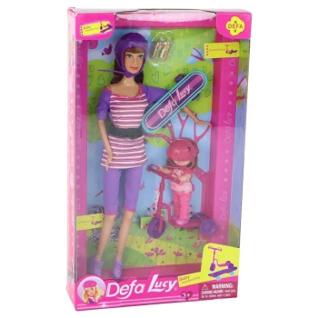 Set Lutaka Lucy S Romobilom, Skateboardom I Kacigama 6