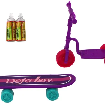 Set Lutaka Lucy Sa Skuterom, Skateboardom I Kacigama 4