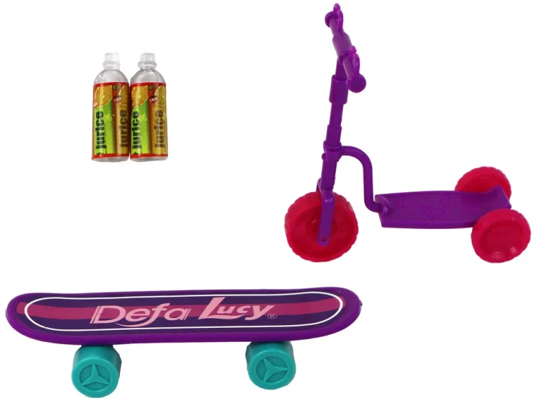 Set Lutaka Lucy Sa Skuterom, Skateboardom I Kacigama 4
