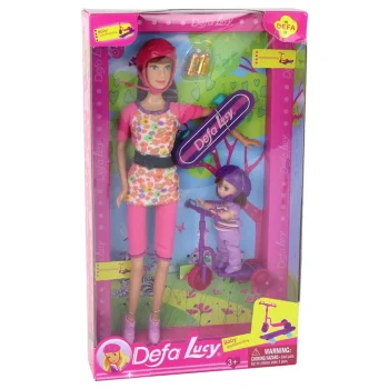 Set Lutaka Lucy Sa Skuterom, Skateboardom I Kacigama 8