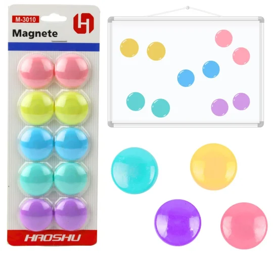 Set Magneta Za Ploče, Pastelni, 10 Kom, Ø 3 Cm 1