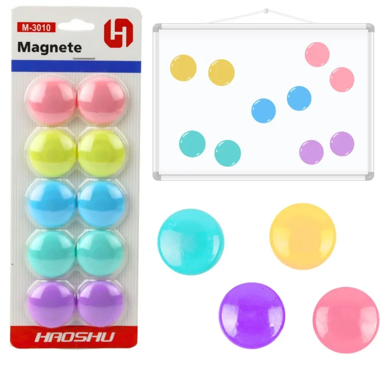 Set Magneta Za Ploče, Pastelni, 10 Kom, Ø 3 Cm 1