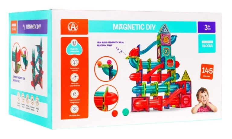 Set Magnetskih Blokova 145 Komada + Kutija 6