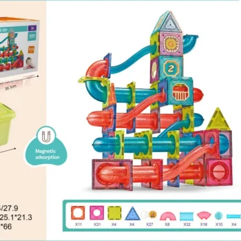 Set Magnetskih Blokova 145 Komada + Kutija 7