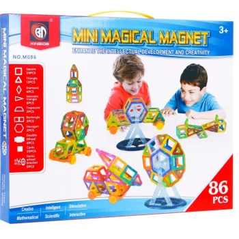 Set Magnetskih Blokova Od 86 Dijelova 4