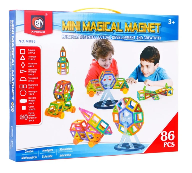 Set Magnetskih Blokova Od 86 Dijelova 4