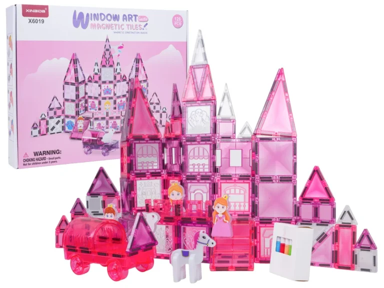 Set Magnetskih Blokova Za Slikanje Ružičasta Princeza 126 Kom 1