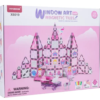 Set Magnetskih Blokova Za Slikanje Ružičasta Princeza 126 Kom 10
