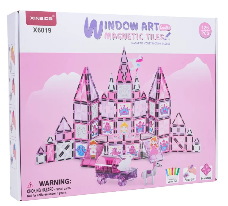 Set Magnetskih Blokova Za Slikanje Ružičasta Princeza 126 Kom 10