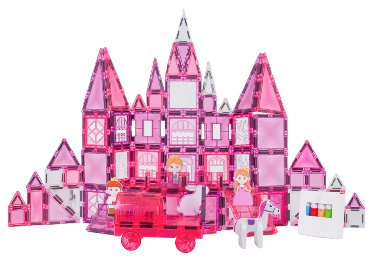 Set Magnetskih Blokova Za Slikanje Ružičasta Princeza 126 Kom 2