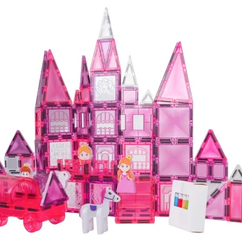 Set Magnetskih Blokova Za Slikanje Ružičasta Princeza 126 Kom 4