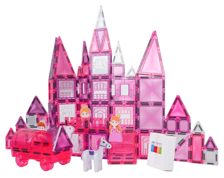 Set Magnetskih Blokova Za Slikanje Ružičasta Princeza 126 Kom 4