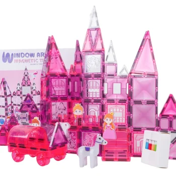 Set Magnetskih Blokova Za Slikanje Ružičasta Princeza 126 Kom 9