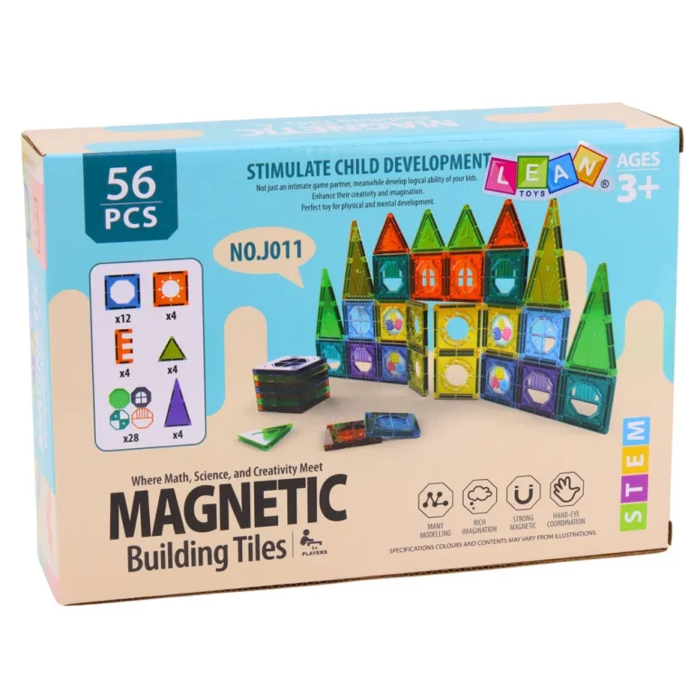 Set Magnetskih Građevinskih Blokova 3d Prozori U Boji 56 Komada 4