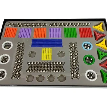 Set Magnetskih Kockica Magnastix, 560 Dijelova + Ploča 6