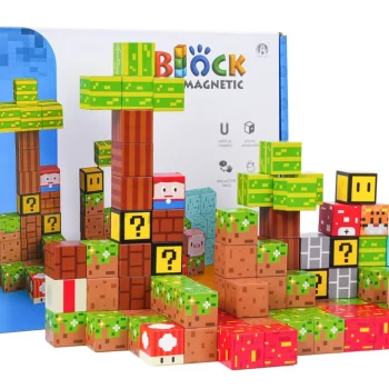 Set Magnetskih Kockica I Blokova 102 Komada 7