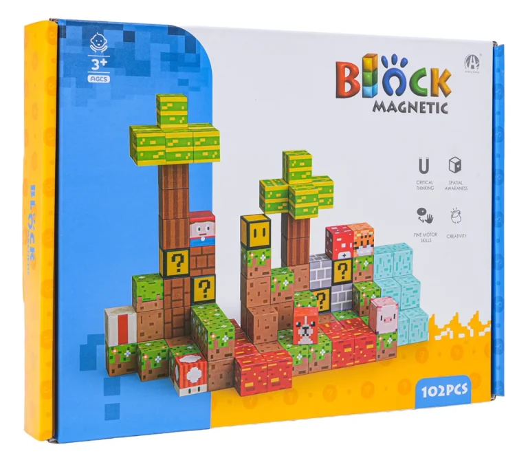 Set Magnetskih Kockica I Blokova 102 Komada 8