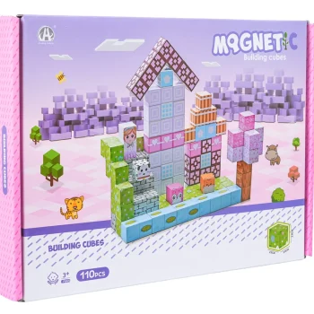 Set Magnetskih Kockica I Blokova 110 Kom 7