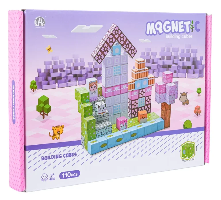 Set Magnetskih Kockica I Blokova 110 Kom 7