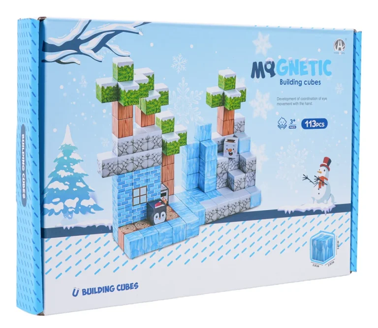 Set Magnetskih Kockica I Blokova 113 Komada 7