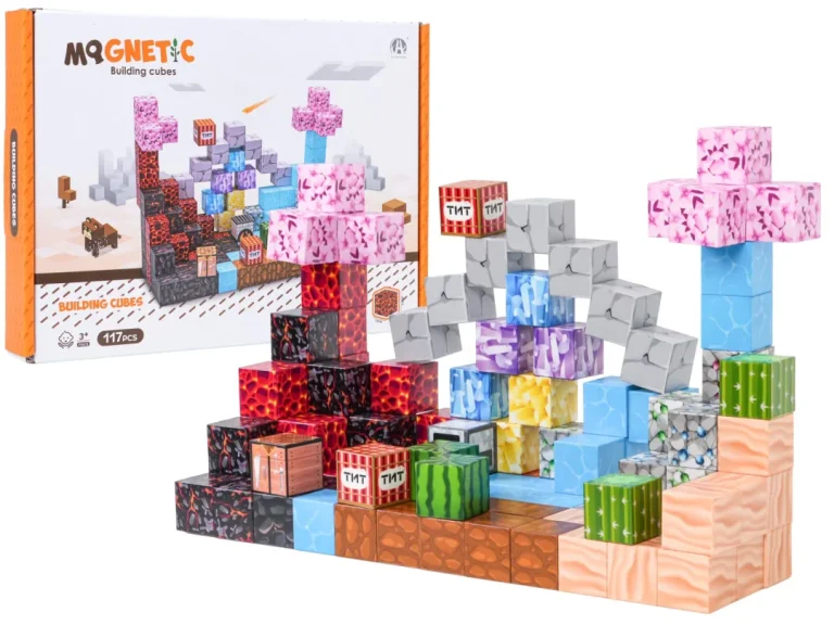 Set Magnetskih Kockica I Blokova 117 Komada 1