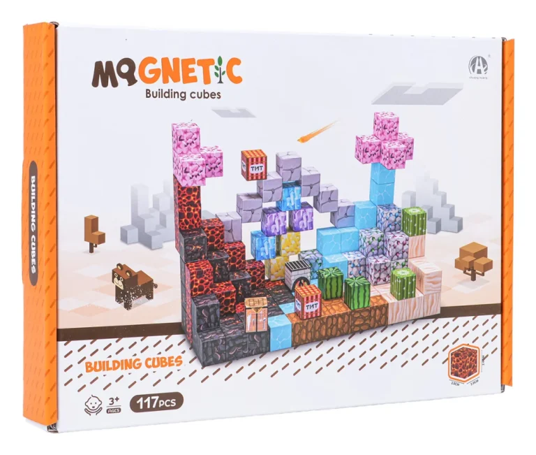 Set Magnetskih Kockica I Blokova 117 Komada 7