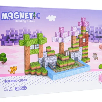 Set Magnetskih Kockica I Blokova 200 Kom 6