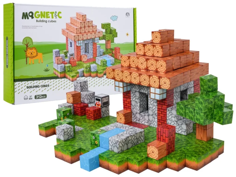 Set Magnetskih Kockica I Blokova 312 Kom 1
