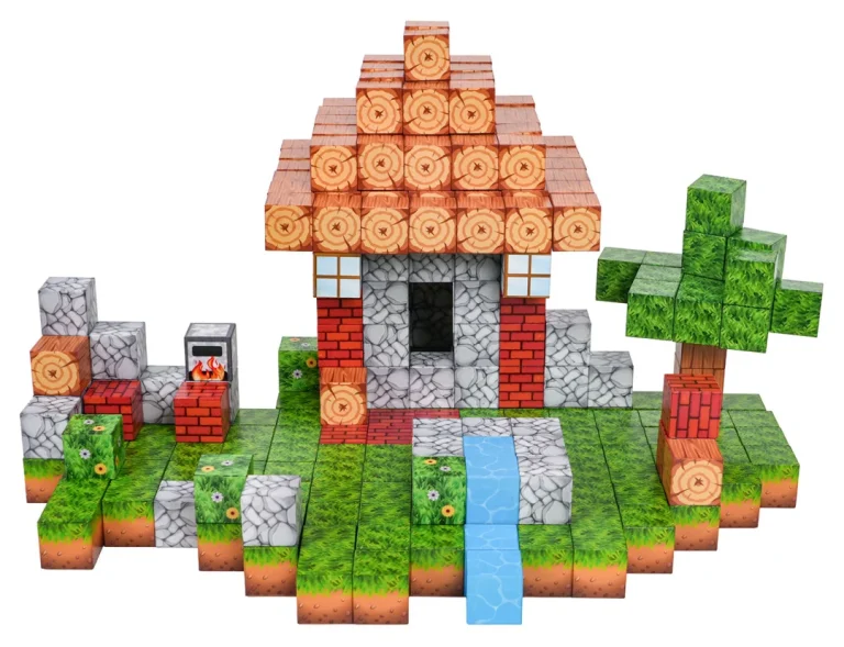 Set Magnetskih Kockica I Blokova 312 Kom 3