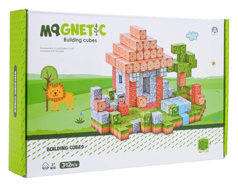 Set Magnetskih Kockica I Blokova 312 Kom 6