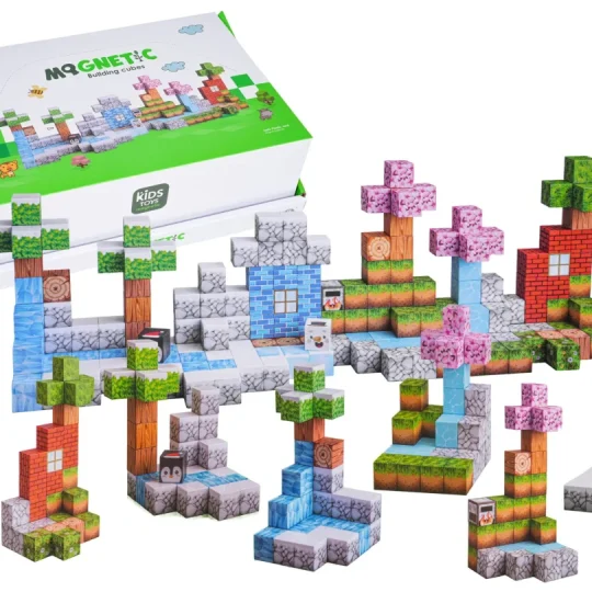 Set Magnetskih Kockica I Blokova 384 Komada 1