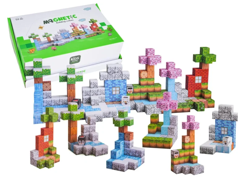 Set Magnetskih Kockica I Blokova 384 Komada 1